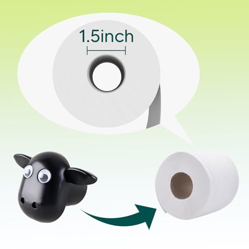 Sheep Toilet Paper Holder - 3D Printed Wall Mount Tissue Storage