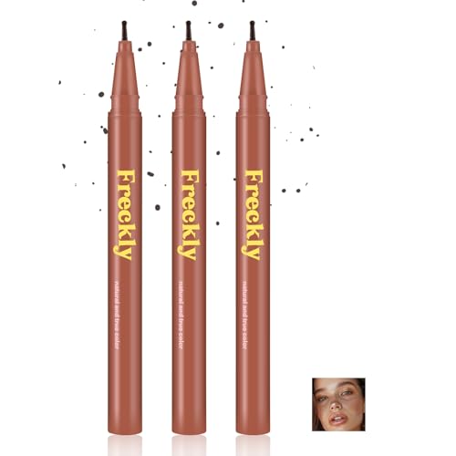 3Pcs Freckle Pen Waterproof Long-Lasting Fake Freckles Makeup
