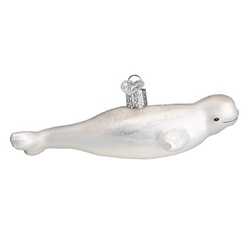 Beluga Whale Christmas Ornament - Old World Holiday Tree Decoration