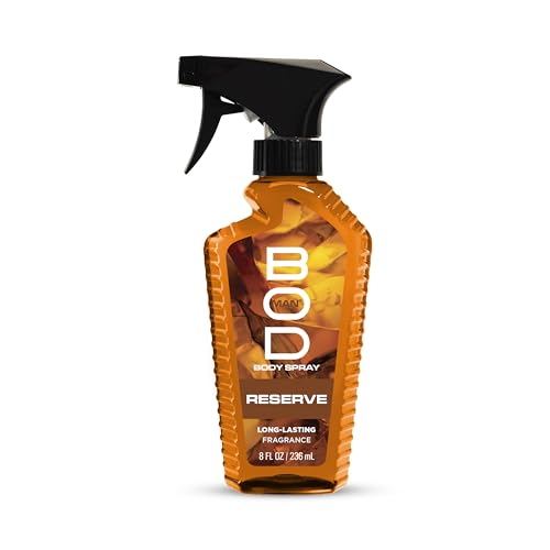 BOD Man Reserve Fragrance Body Spray, 8 fl oz - Warm Bourbon Scent