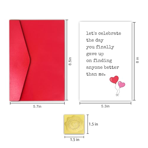 Funny Anniversary Card - Sarcastic 'Better Than Me' Gag Gift