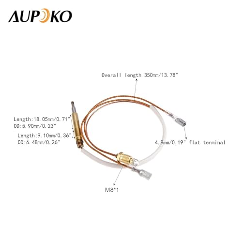 Aupoko Gas Patio Heater Thermocouple and Anti-Tilt Safety Switch Kit