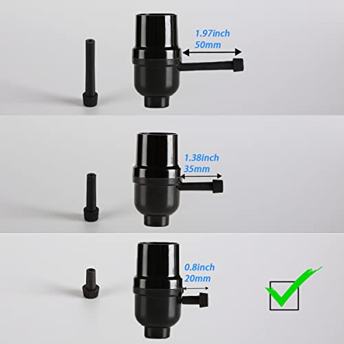Venforze 4-Pack Standard Lamp Switch Replacement Knobs