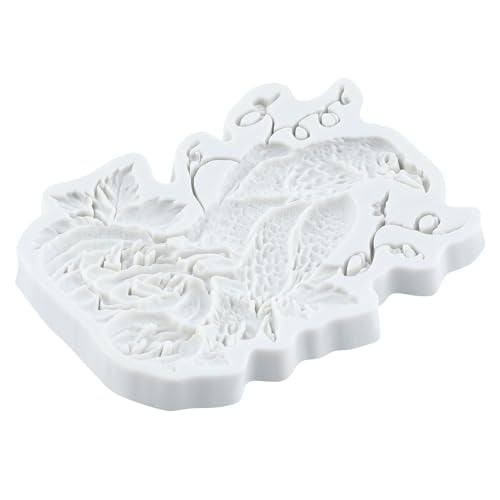 Halloween Crow Silicone Fondant Mold for Cake Decorating
