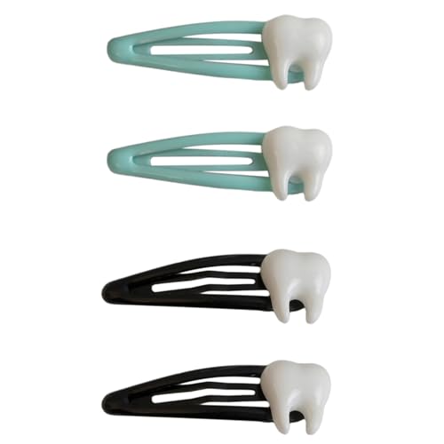 Tooth Shape Hair Clip Resin Y2K Hairpin Barrette for Girls