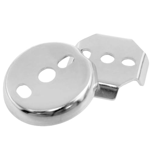 Stainless Steel Mop Rod Replacement Parts with Screws & Wrench for Durable Bathroom Use