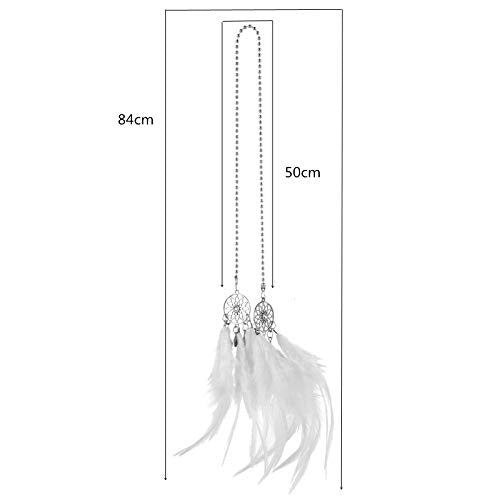 Mini Dream Catcher Pendant for Cars - Handmade Feather Charm