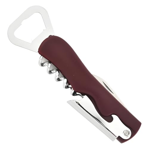 Professional Dual Function Bottle Opener with Ergonomic Grip