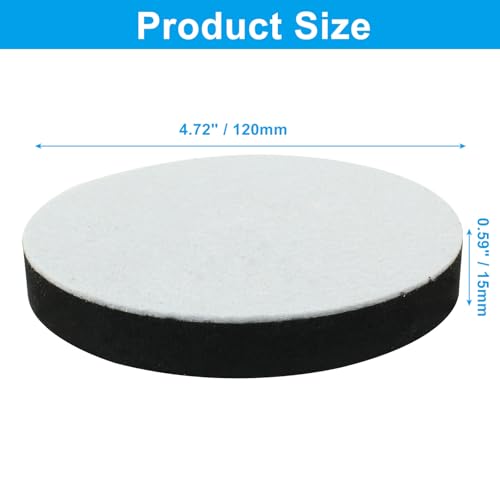 Round Furniture Bed Risers - 4 Pcs Self-Adhesive 4.72"