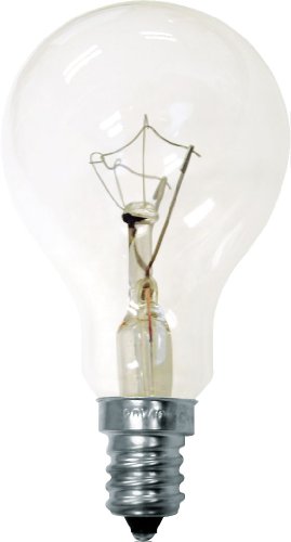 GE A15 Ceiling Fan Light Bulb, 40-Watt Incandescent, Crystal Clear, 2-Pack