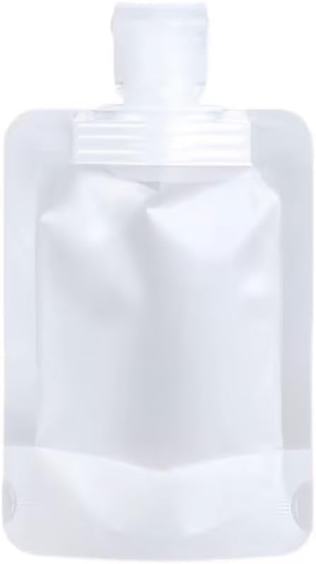 Tnyvm 10-Pack 30ml Travel Squeeze Pouches Leakproof Refillable Containers