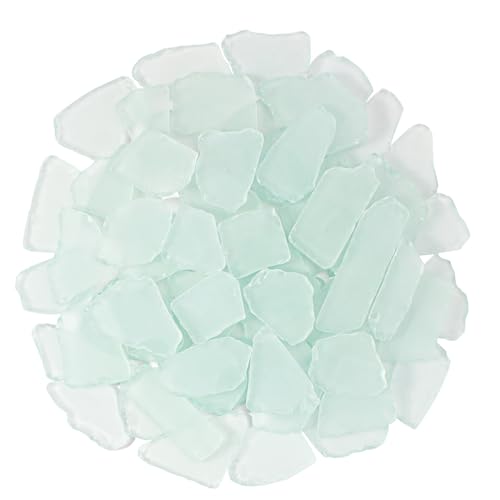 Keedolla Frosted Sea Glass Pieces - Decorative Craft Vase Filler