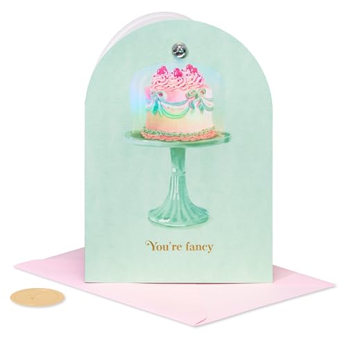Papyrus Fancy Pink Cake Birthday Card - Bon Appétit