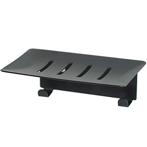 Wall Mounted Soap Holder - Matte Black Stainless Steel Dish