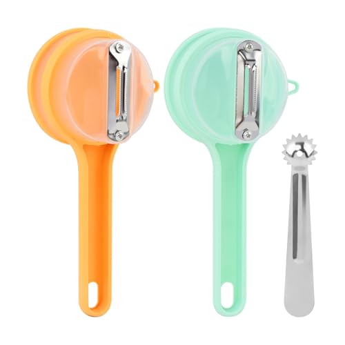 Zorivane 2-in-1 Vegetable Peeler with Storage Box - 3PCS Kitchen Tools