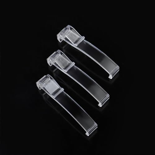 12 Clear Plastic Valance Clips for 2.45" Horizontal Blinds