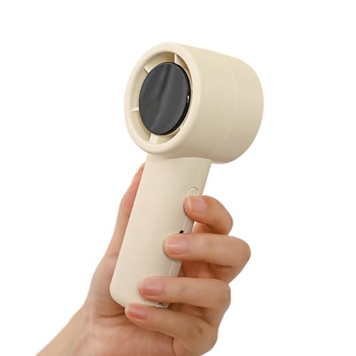 MOVEX Mini Turbo Handheld Fan 3-Khaki - Portable USB Cooling Fan