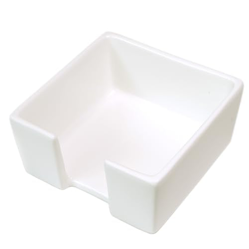 HANKOR Ceramic Sticky Note Holder - 3x3 Notepad Organizer