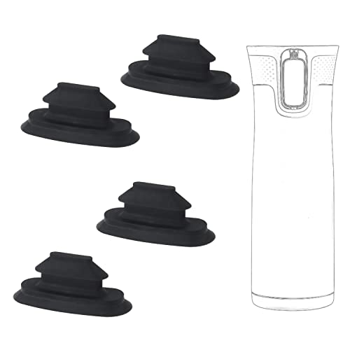 4-Pack Replacement Silicone Stoppers for Contigo West Loop Travel Mugs