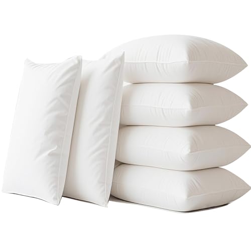 Queen Waterproof Pillow Protectors 20x28 Inches - 4 Pack with Zipper