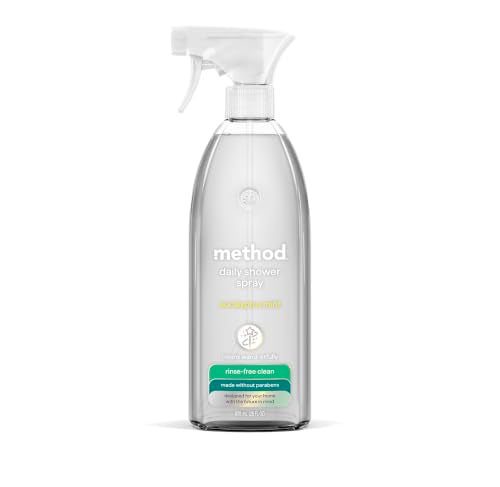 Method Eucalyptus Mint Daily Shower Cleaner Spray 28oz - Streak-Free Bathroom Surface Cleaner