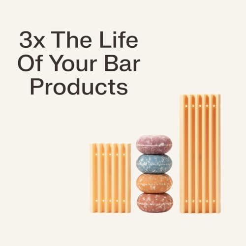 The Earthling Co. 4.75-Inch Silicone Self-Draining Soap Dish - Prevent Mushy Bars