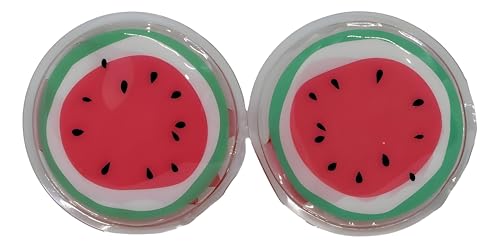 Bexter Watermelon Hot & Cold Gel Eye Pads – Reusable Mask for Puffiness