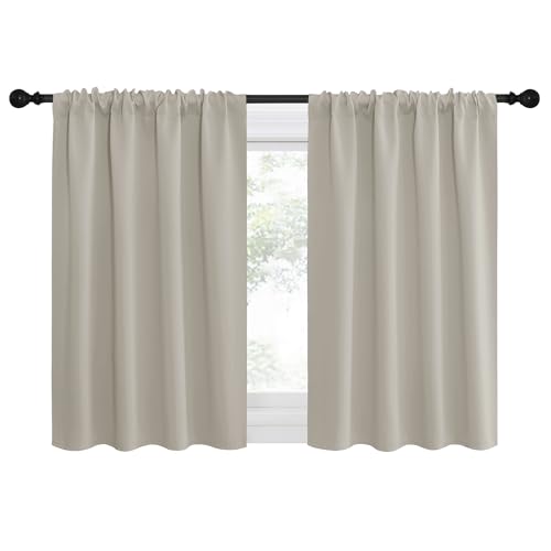 NICETOWN Blackout Curtains - Thermal Insulated Drapes, 29x30in, 2 Panels
