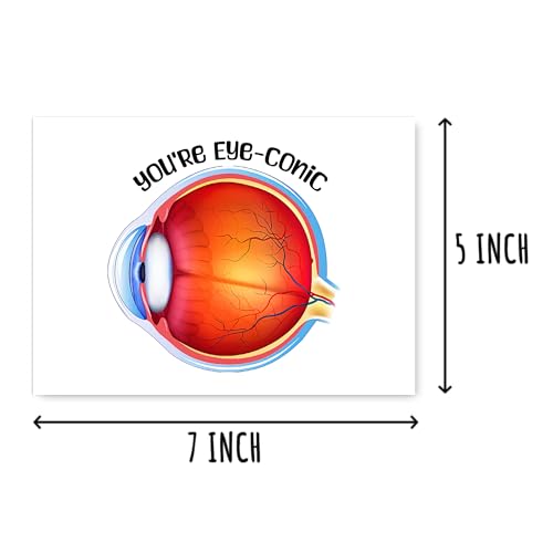 You're Eye-Conic Ophthalmologist Greeting Card - Eye Pun Medical Gift