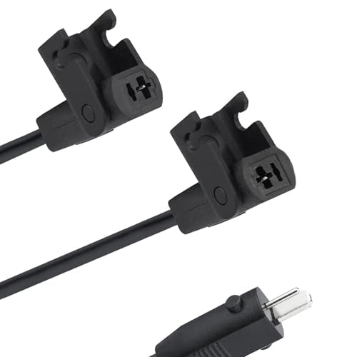6.6 ft Recliner Power Splitter Cord - 2 Pin Extension Cable for Electric Chairs