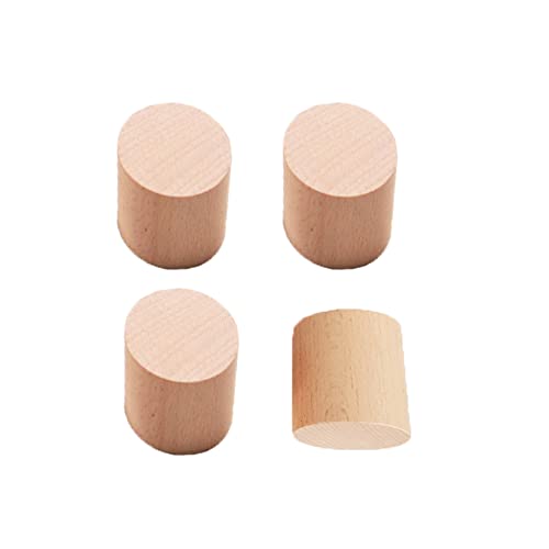 4 Pack Solid Wood Furniture Risers - 2 Inch Height Extenders