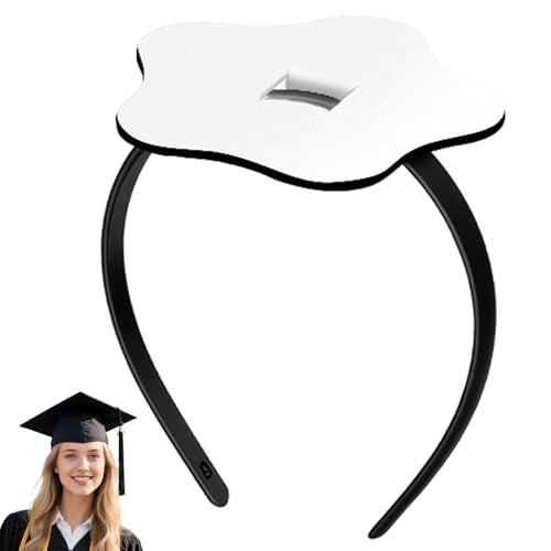 Graduation Cap Headband Firm Anti-Fall Hat Accessory for Graduates