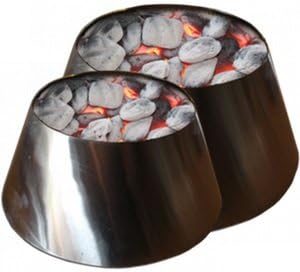 VORTEX Direct Heat Charcoal Grill Accessory - Medium Size for Weber Kettle & Big Green Egg