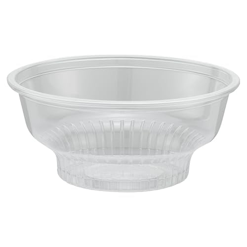 Restaurantware-RW Base 5 Ounce Round Ice Cream Cups, 500 Disposable Parfait Cups - Lids Sold Separately, Premium, Clear Plastic Dessert Cup, Serve Frozen Yogurt, Mousse, Pudding, Great For Parties