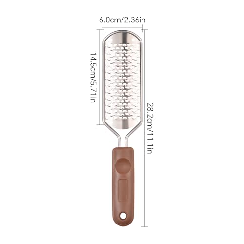KAZIPOP Colossal Stainless Steel Foot Rasp & Callus Remover