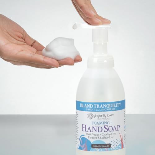 Ginger Lily Farms Foaming Hand Soap 20 oz - Green Tea Lemongrass