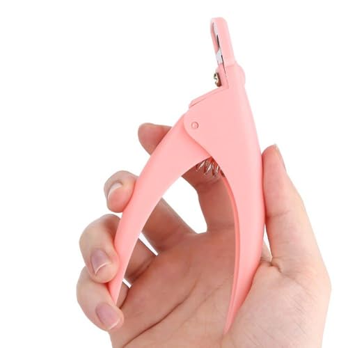 Labriciyon Pink U-Shaped Nail Tip Cutter and Professional Trimmer