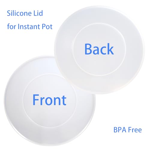 MIRUMIO Silicone Lid for Instant Pot 6QT & 5QT - 9.8 Inch Reusable Food Cover
