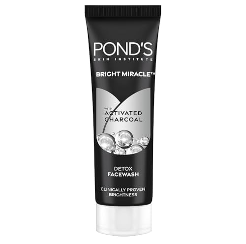 Pond's Bright Miracle Activated Charcoal Face Wash 50g