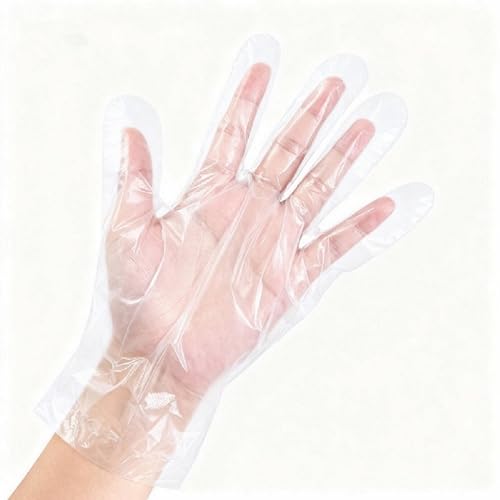 Disposable Food Prep Gloves - 200 Pairs, Food Safe, One Size Fits Most