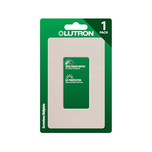 Lutron Claro 1-Gang Decorator Wallplate, Satin Taupe - SC-1-TP