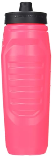 Under Armour 32oz Hot Pink Squeeze Water Bottle for Sports