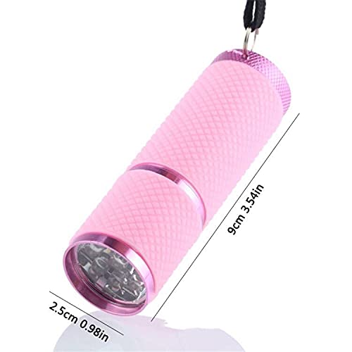 Meitawilltion Handheld UV LED Nail Dryer Flashlight - Pink