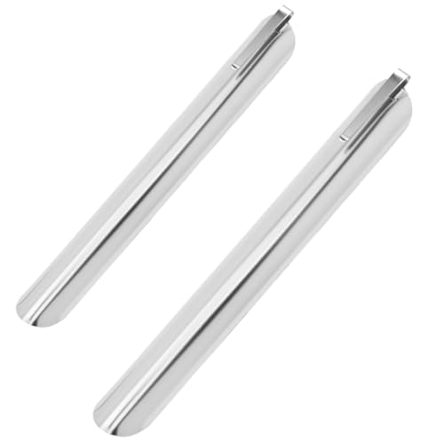 Stainless Steel Table Crumb Sweepers - 2 Pack with Pocket Clip