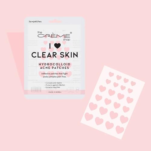 The Crème Shop I Heart Clear Skin Hydrocolloid Acne Patches 72 Count