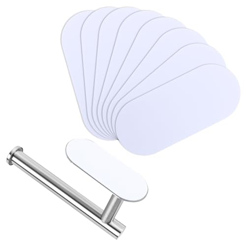 8-Pack Self-Adhesive Replacement Strips for Paper Towel Holders - 3.9" x 1.7"