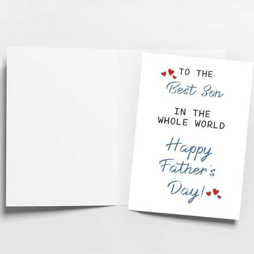 Father's Day Card for Son - Meaningful Greeting Card from Parents