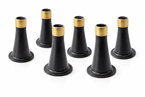 Tech Team 3.5" Heavy-Duty Bed Risers – Non-Slip Furniture Elevators (Set of 6)