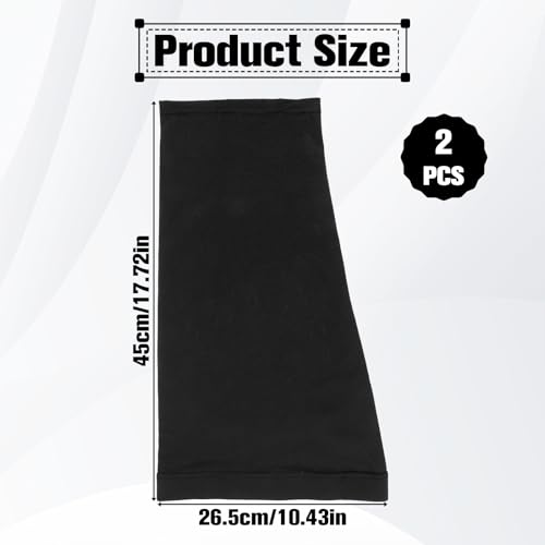 Tweruna 2 PCS Elastic Dreadlock Cap Wide Stretchable Loc Sock for Hair Protection