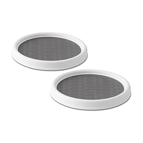 Copco 9-Inch Lazy Susan Turntable Organizer Set of 2 - Nonslip